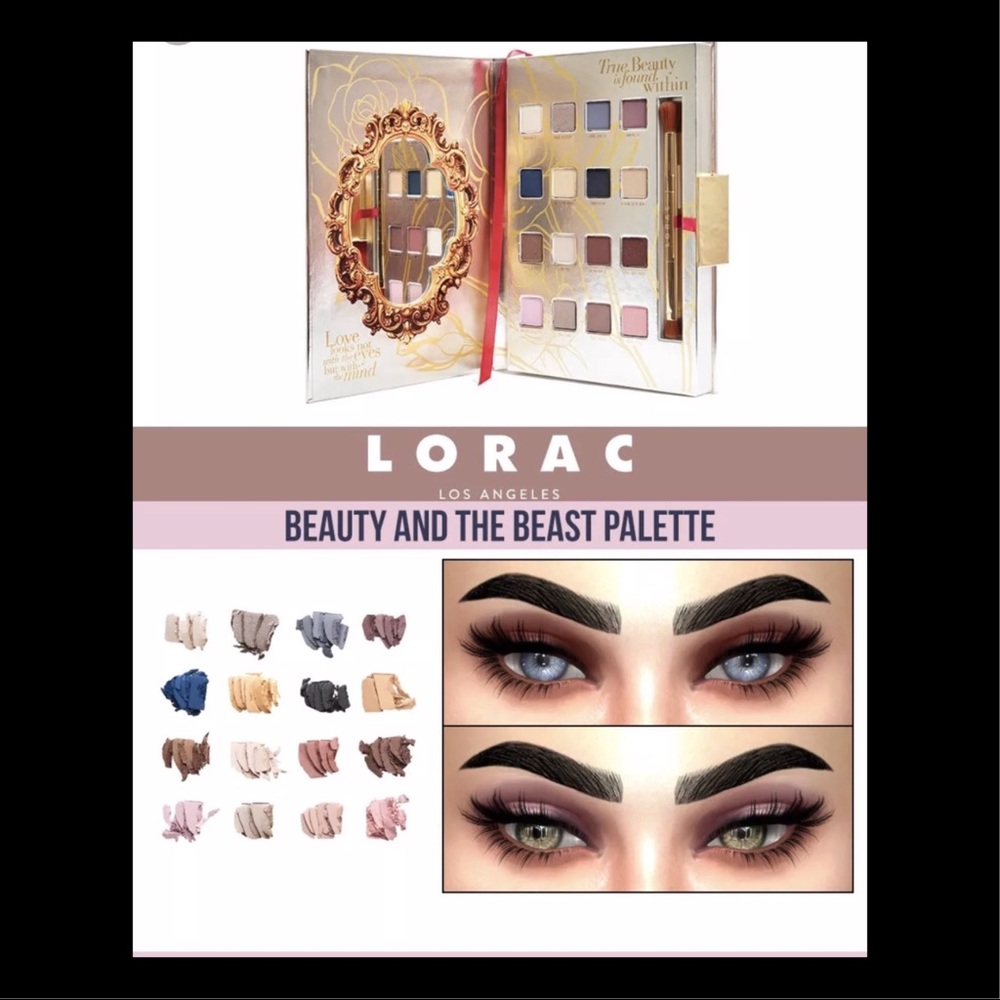 🌹New in Box LORAC Beauty and the Beast palette
